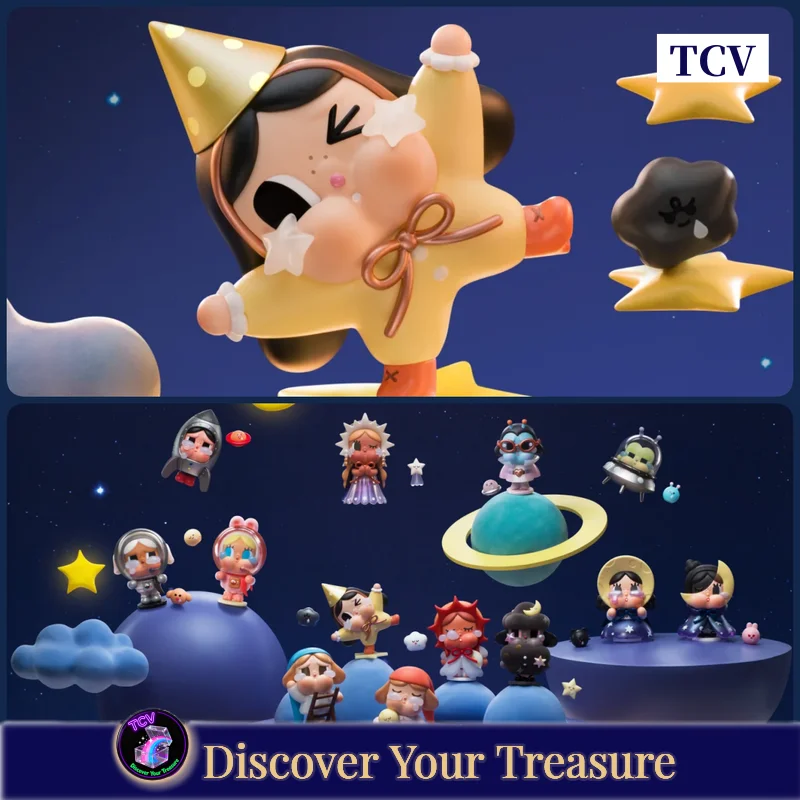 Tcv Popmart Crybaby Crying To The Moon Серия Фигурки с ночным светом Фигурки слепых коробок Таинственная коробка Подарки Луна Ночное небо Космический корабль
Tcv Popmart Crybaby Crying To The Moon Серия Фигурки с ночным светом Фигурки слепых коробок Таинственная коробка Подарки Луна Ночное небо Космический корабль
