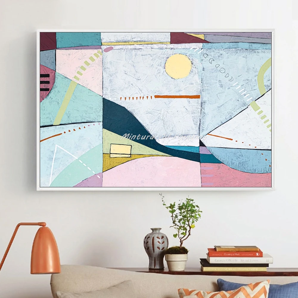 Mintura, большая ручная роспись, текстурированная абстрактная картина маслом на холсте, современный художественный постер, настенная картина для украшения дома в гостиной
Mintura, большая ручная роспись, текстурированная абстрактная картина маслом на холсте, современный художественный постер, настенная картина для украшения дома в гостиной