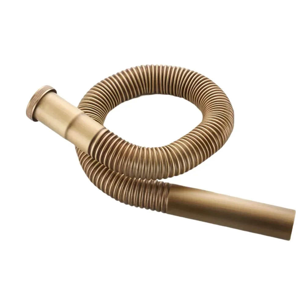 Brass Retractable Hose Siphon Flexible Sink Drain Bathroom Kitchen Basin Water Washbasin Wall Floor Flushing Tube Pipe Fittings
Brass Retractable Hose Siphon Flexible Sink Drain Bathroom Kitchen Basin Water Washbasin Wall Floor Flushing Tube Pipe Fittings