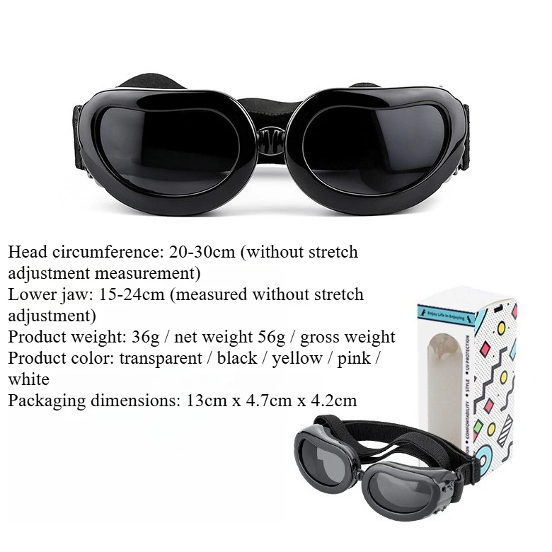 Adjustable Puppy Goggles Pet Supplies Cat Glasses Dog Goggles Sunglasses UV Protection Summer Cat Outdoor Windproof Motorcycle
Adjustable Puppy Goggles Pet Supplies Cat Glasses Dog Goggles Sunglasses UV Protection Summer Cat Outdoor Windproof Motorcycle