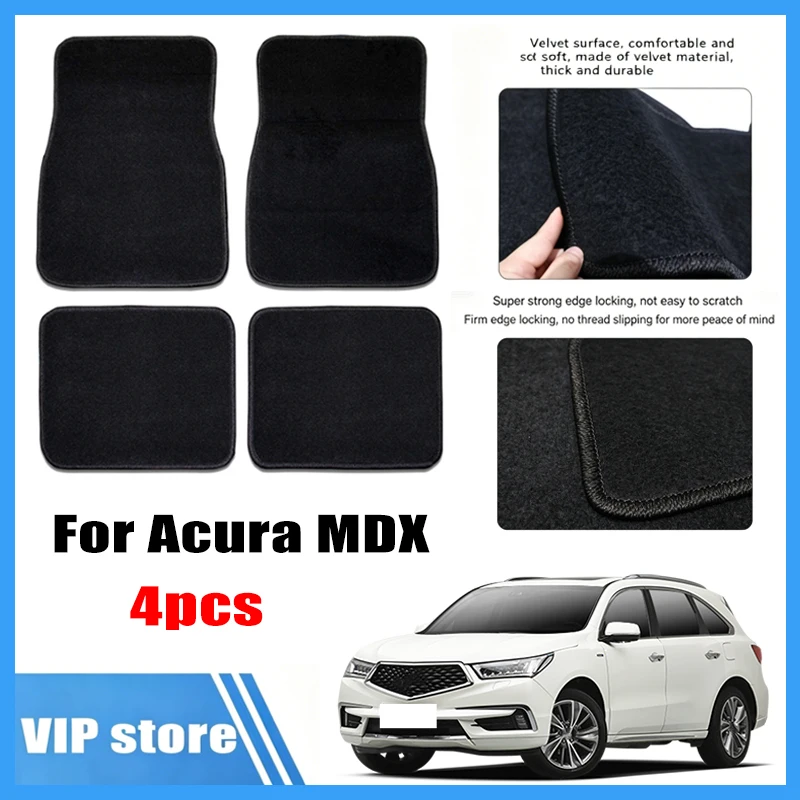 4pcs Car Floor Mats All-Weather Easy To Clean Durable Anti-Slip Interior Protection Floor Liners For Acura MDX Car Accessories
4pcs Car Floor Mats All-Weather Easy To Clean Durable Anti-Slip Interior Protection Floor Liners For Acura MDX Car Accessories