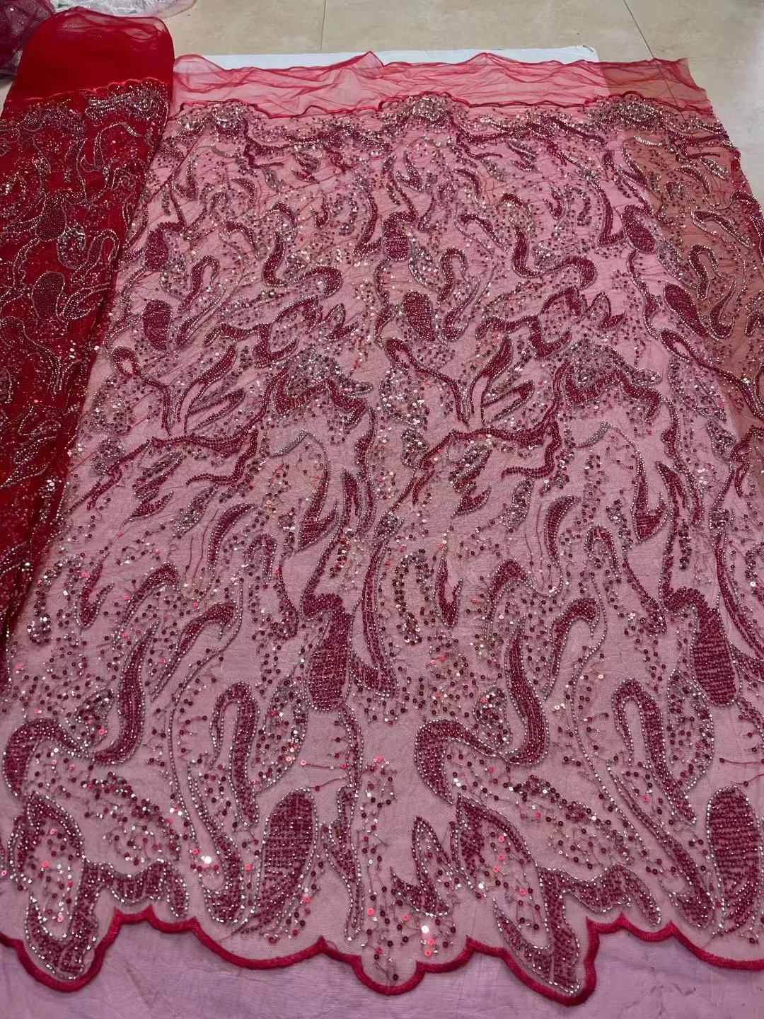 Latest Nigerian Bead Tube Fabric 2023 High Quality Luxury Embroidery Hand Made Heavy Beaded Lace Fabric Wedding Dress
Latest Nigerian Bead Tube Fabric 2023 High Quality Luxury Embroidery Hand Made Heavy Beaded Lace Fabric Wedding Dress