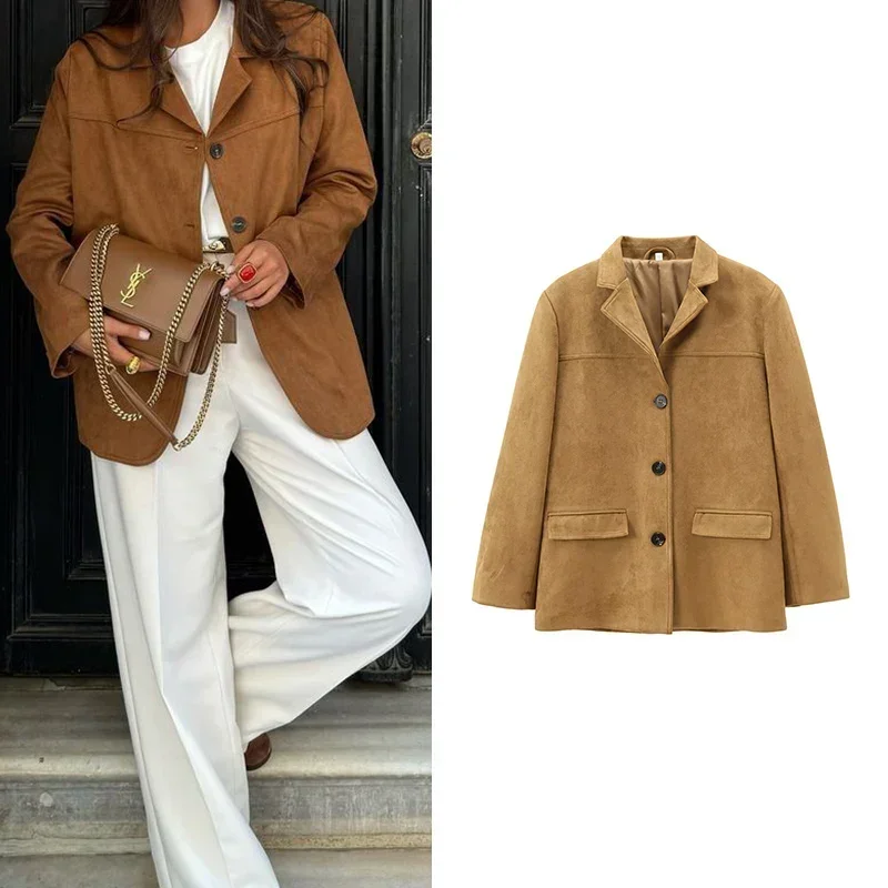 TRAFZR Tailored Coat Blazers Female Elegant and Pretty Women's Coats American Vintage Office Lady Jackets Women's Autumn Coat
TRAFZR Tailored Coat Blazers Female Elegant and Pretty Women's Coats American Vintage Office Lady Jackets Women's Autumn Coat