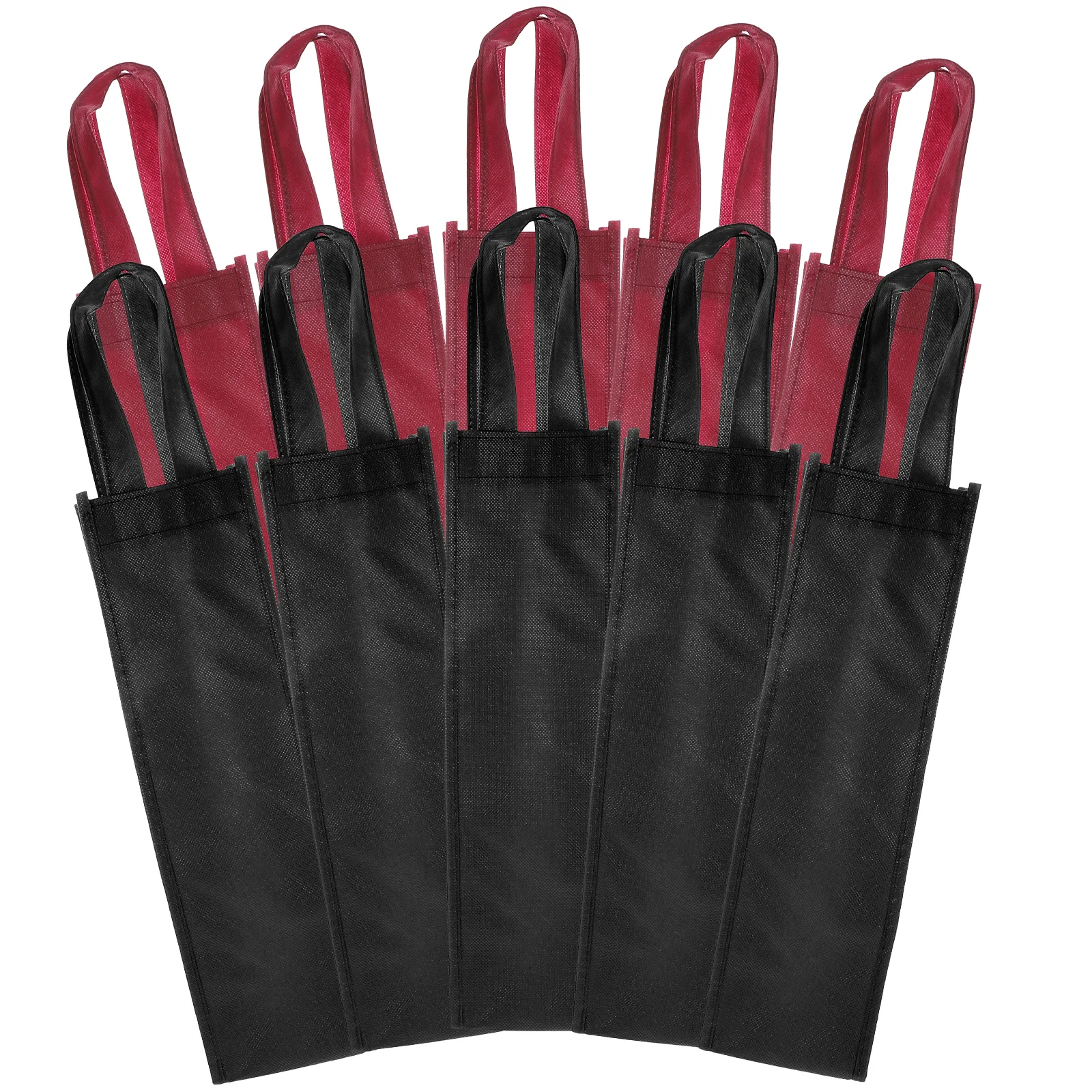 10pcs Gift Bags Bottle Carrier Non Woven 10x10x35cm Red Black Durable Travel Party Storage Bottle Bags Gifts
10pcs Gift Bags Bottle Carrier Non Woven 10x10x35cm Red Black Durable Travel Party Storage Bottle Bags Gifts