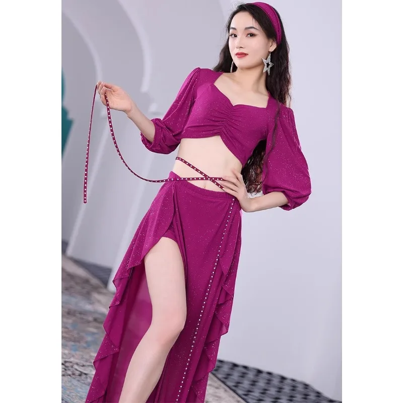 Customized Belly Dance Costumes Skirt Set New Oriental Dancewear Performance Practice Dress Female Team Class Dress
Customized Belly Dance Costumes Skirt Set New Oriental Dancewear Performance Practice Dress Female Team Class Dress