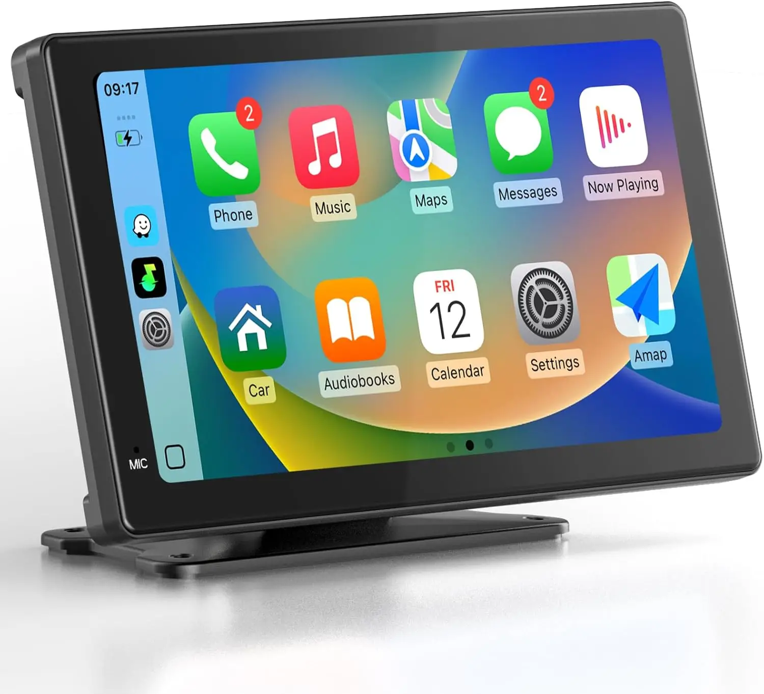 7-дюймовый портативный автомобильный дисплей, беспроводной CarPlay и Android Auto, сенсорный экран 2,5D, BT 6,0, двухдиапазонный Wi-Fi, резервная камера 1080P, Pl
7-дюймовый портативный автомобильный дисплей, беспроводной CarPlay и Android Auto, сенсорный экран 2,5D, BT 6,0, двухдиапазонный Wi-Fi, резервная камера 1080P, Pl