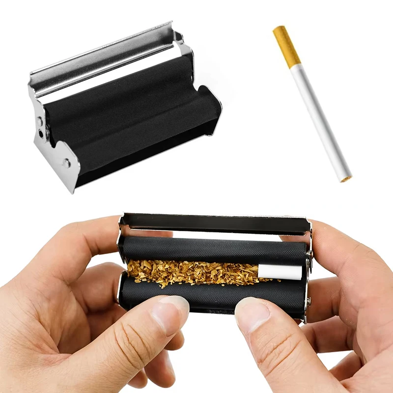 Portable Tobacco Roller Cigarette Maker Cigarette device 70/78 mm Rolling Machine Metal Smoking Accessories Gift for Friends
Portable Tobacco Roller Cigarette Maker Cigarette device 70/78 mm Rolling Machine Metal Smoking Accessories Gift for Friends