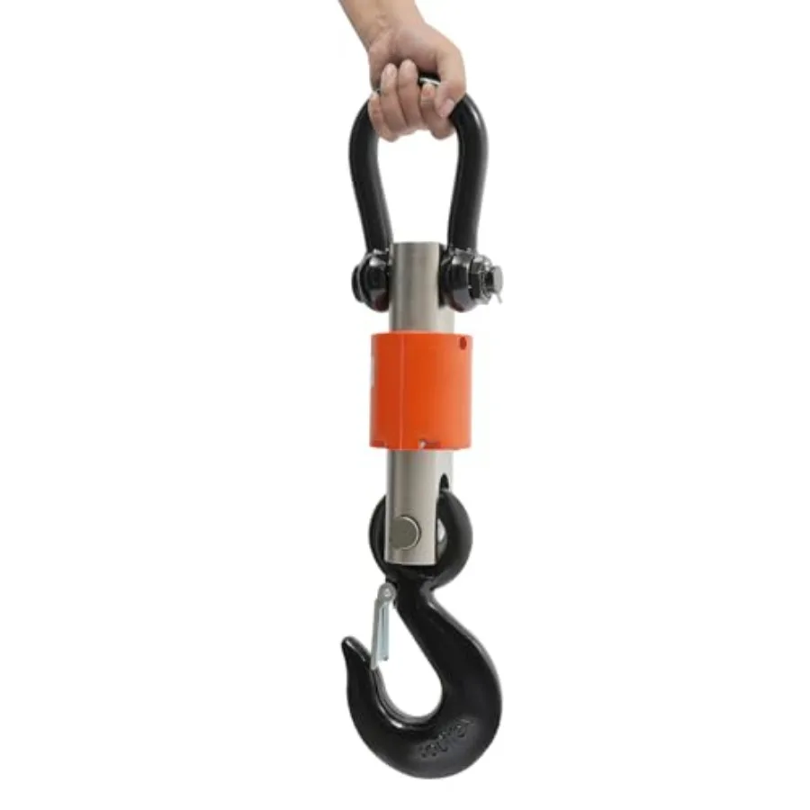 10 Ton Digital Hanging Scale for Farms Workshops Fish Weighing Hunting Travel, Steel Construction, Black, Wireless 200m Remote
10 Ton Digital Hanging Scale for Farms Workshops Fish Weighing Hunting Travel, Steel Construction, Black, Wireless 200m Remote