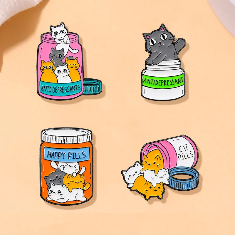 Креативная брошь с изображением кошек, модный металлический сплав, эмаль, красочный дизайн стеклянной бутылки с изображением кота, значок с буквами, булавка для лацкана, аксессуар
Креативная брошь с изображением кошек, модный металлический сплав, эмаль, красочный дизайн стеклянной бутылки с изображением кота, значок с буквами, булавка для лацкана, аксессуар