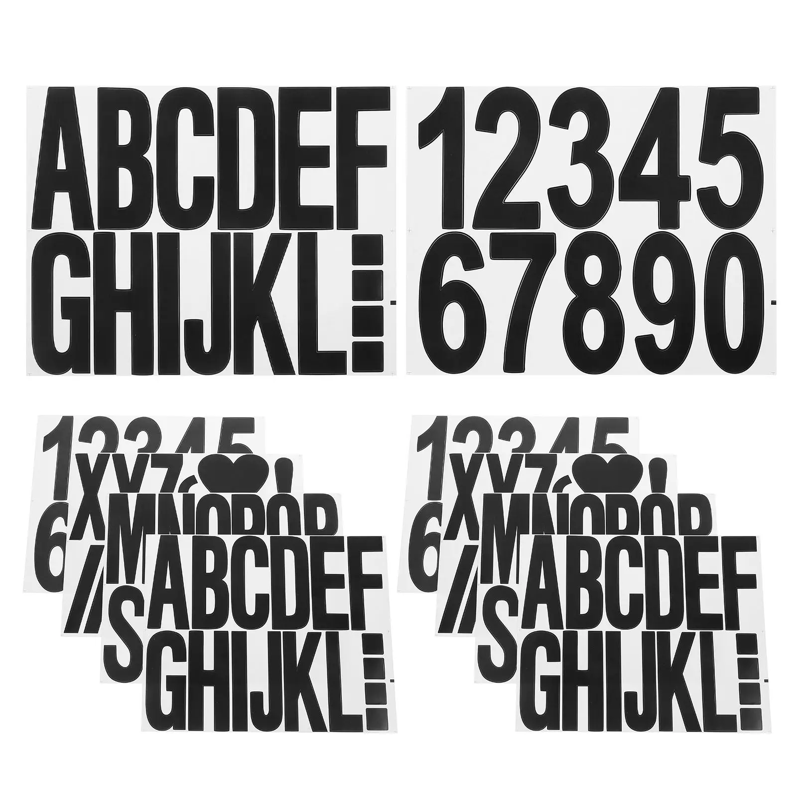 12 Sheets Alphanumeric Stickers House Number Letter Mailbox Numbers Self Adhesive Vinyl Decals Pvc Car Truck
12 Sheets Alphanumeric Stickers House Number Letter Mailbox Numbers Self Adhesive Vinyl Decals Pvc Car Truck