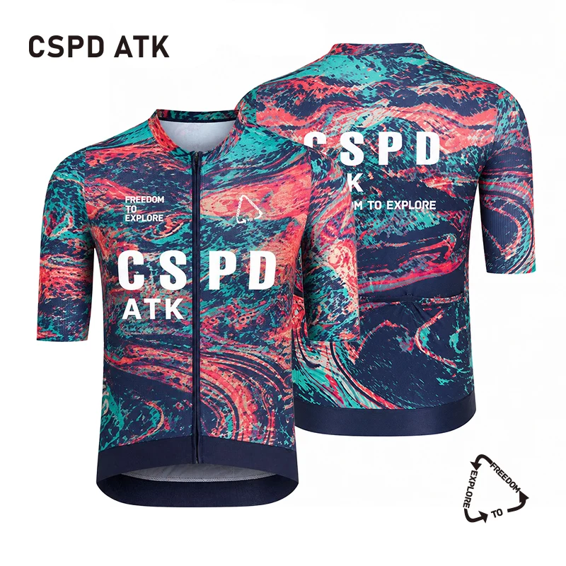 New CSPD ATK bicycle top short sleeved men's summer moisture absorbing quick drying cycling jersey professional team cycling top
New CSPD ATK bicycle top short sleeved men's summer moisture absorbing quick drying cycling jersey professional team cycling top