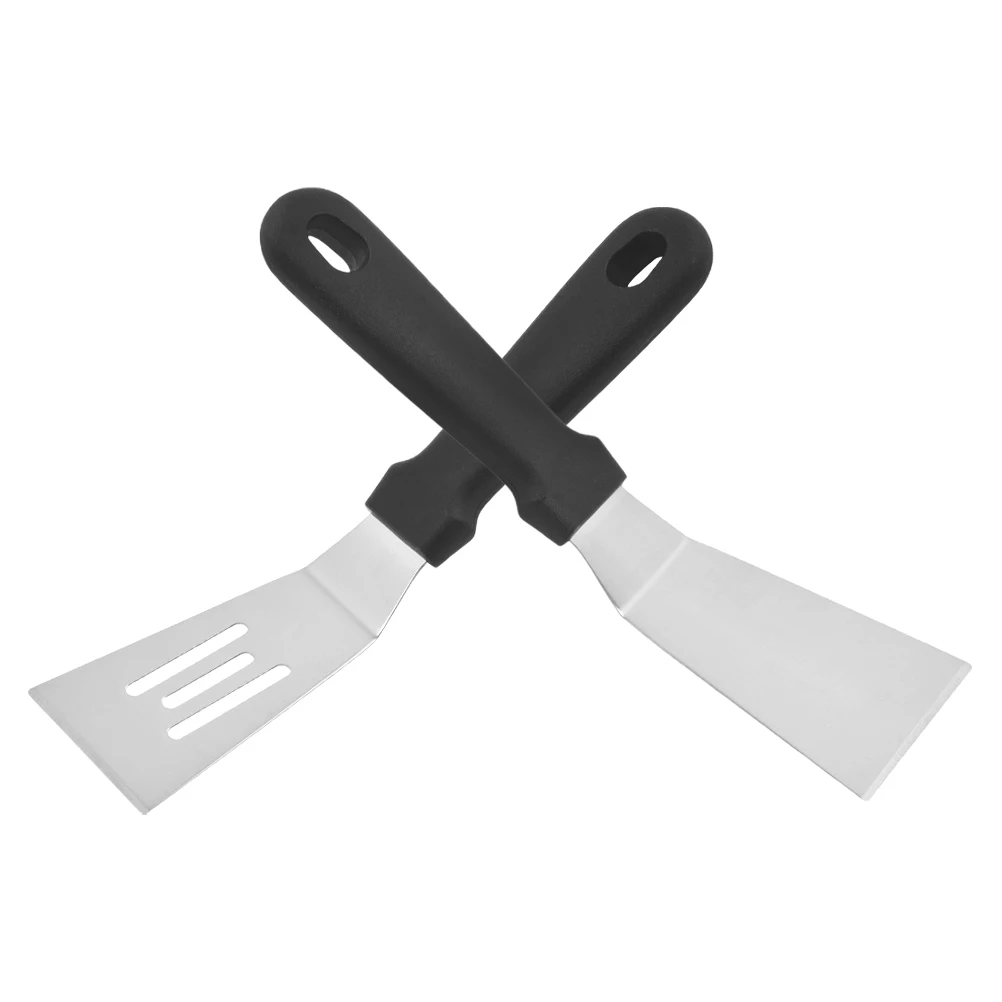 2pcs Stainless Kitchen Tool Frying Spatula Tool Cooking Flat Metal BBQ Steak Stainless Steak Frying Spatula Spatulas Nonstick
2pcs Stainless Kitchen Tool Frying Spatula Tool Cooking Flat Metal BBQ Steak Stainless Steak Frying Spatula Spatulas Nonstick