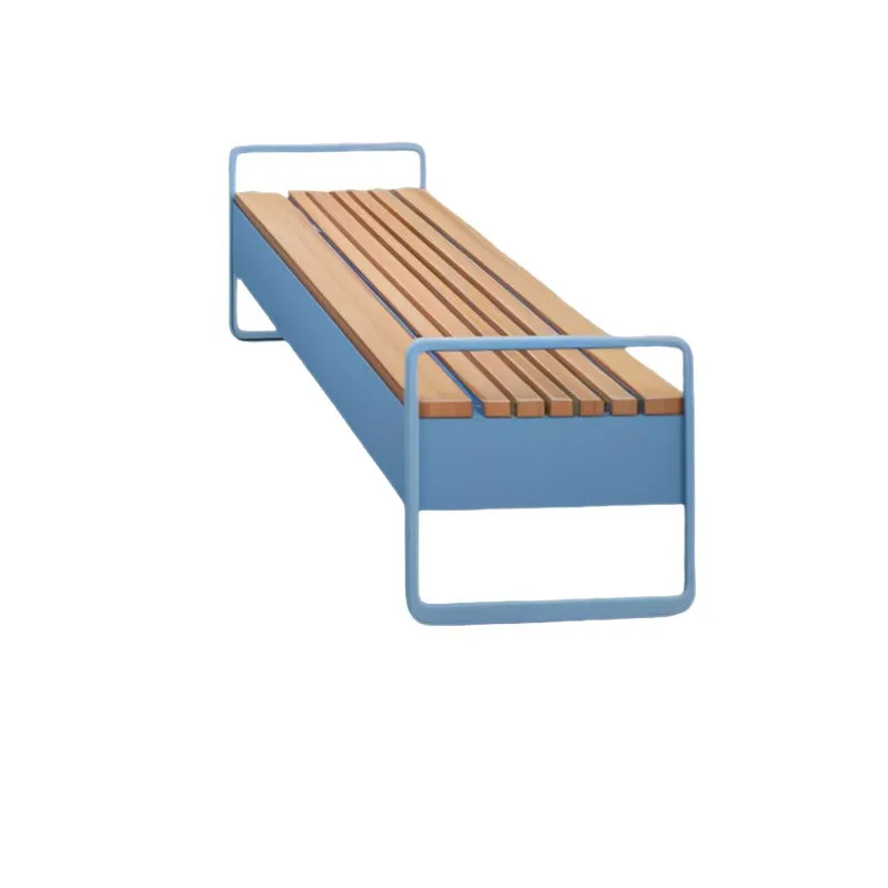 Outdoor leisure plastic wood metal seat Park rest chair Reception decorative bench
Outdoor leisure plastic wood metal seat Park rest chair Reception decorative bench