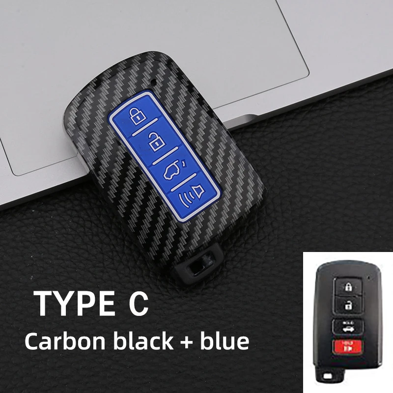ABS Carbon Car key case For Toyota Prius CHR Aygo Corolla Yaris RAV4 Camry Land Cruiser Highlander Prado Auris Avalon Accessorie
ABS Carbon Car key case For Toyota Prius CHR Aygo Corolla Yaris RAV4 Camry Land Cruiser Highlander Prado Auris Avalon Accessorie