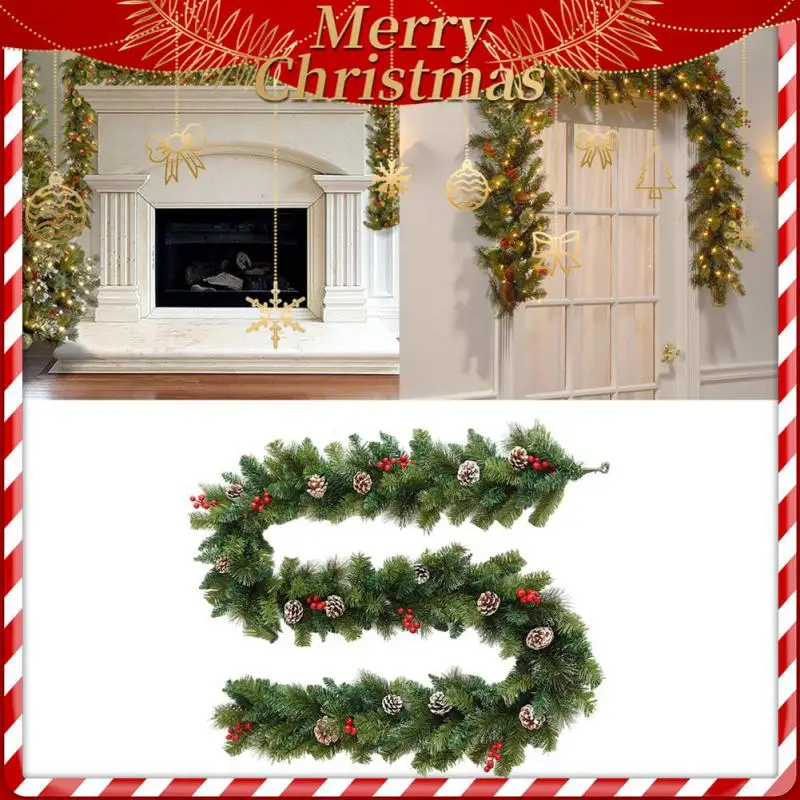 Christmas Garlands With Pinecones Red Berries Artificial Christmas Wreaths For Home Xmas Tree Stairs Door New Year Decoration
Christmas Garlands With Pinecones Red Berries Artificial Christmas Wreaths For Home Xmas Tree Stairs Door New Year Decoration
