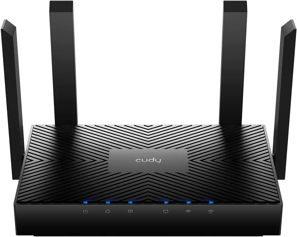 AX3000 WiFi 6 Dual-Band Router with VPN Support, Mesh Compatible for Fast Internet
AX3000 WiFi 6 Dual-Band Router with VPN Support, Mesh Compatible for Fast Internet