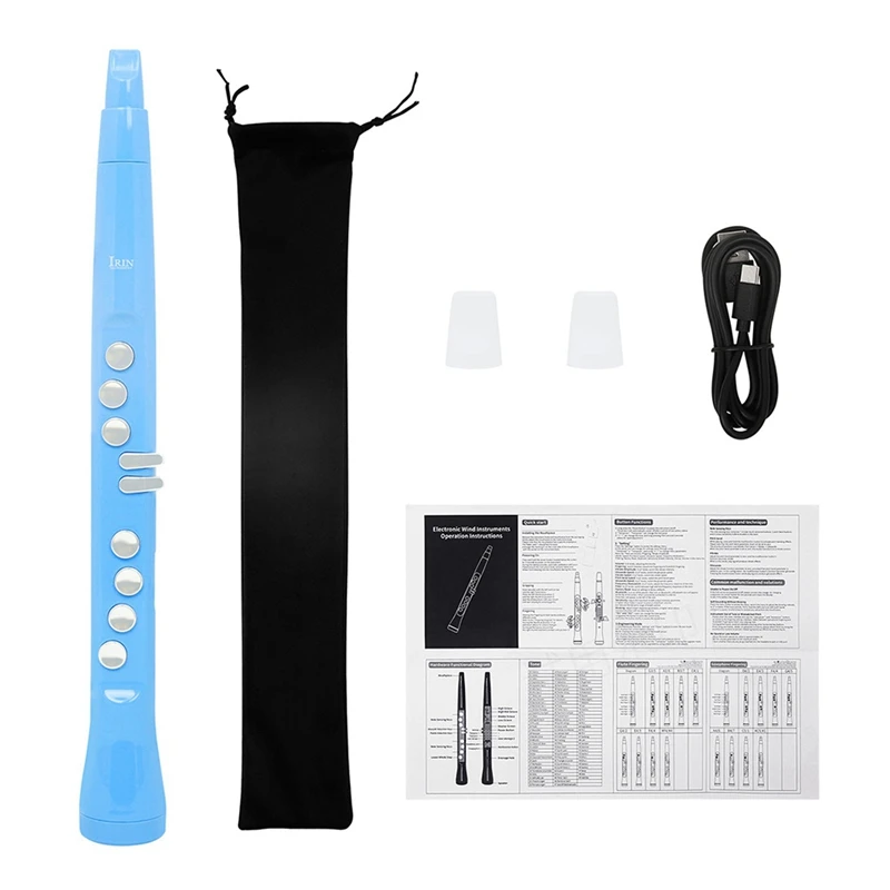 Top-IRIN S58 Electric Saxophone Flute Double Fingering Technique Electronic Flute 99 Tones Saxophone Wind Saxophone
Top-IRIN S58 Electric Saxophone Flute Double Fingering Technique Electronic Flute 99 Tones Saxophone Wind Saxophone