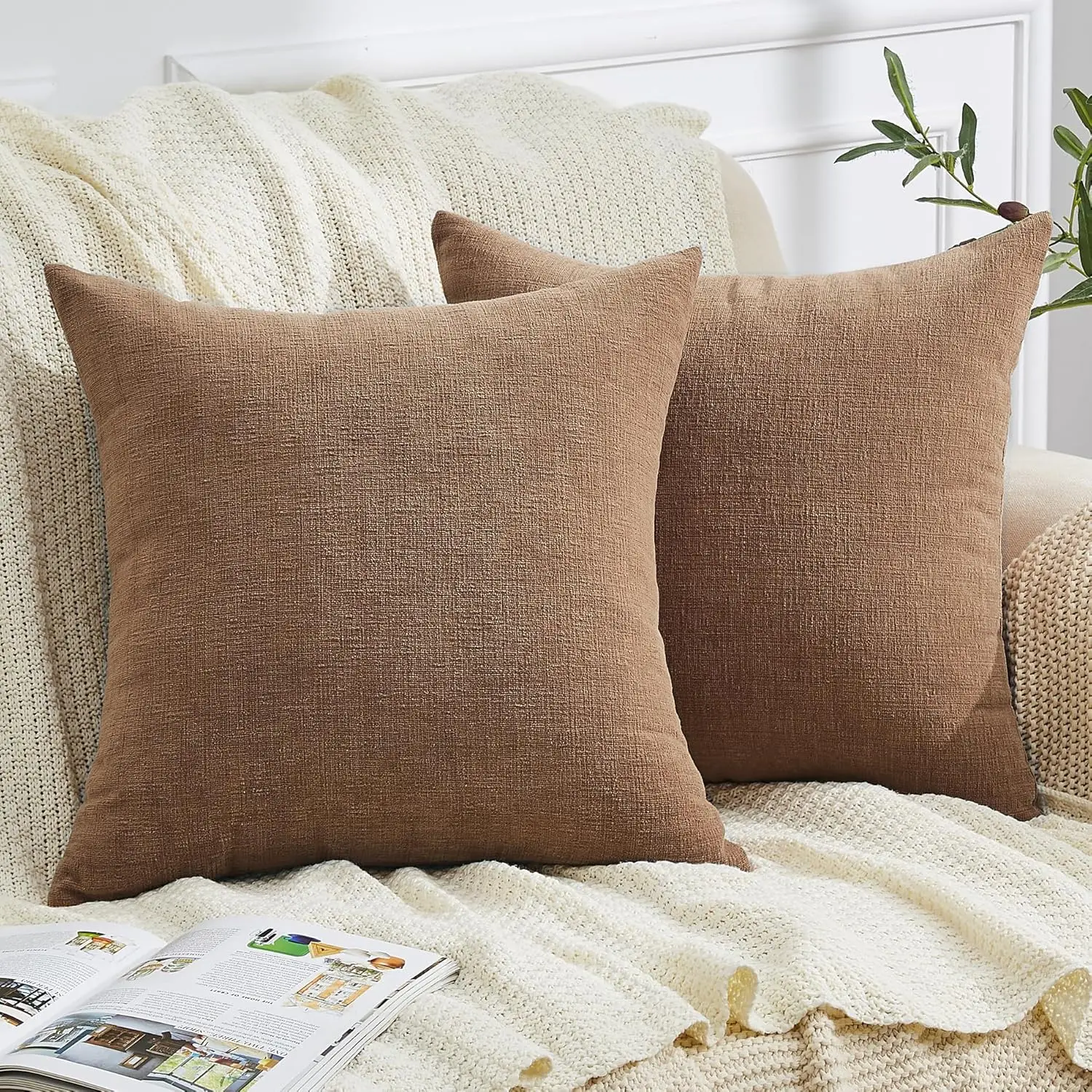 Decorative Chenille Throw Pillow Covers 26X26 H Pa Of 2, Soft Square Couch Pillow Cover For Sofa Cushion Living Room Bedroom
Decorative Chenille Throw Pillow Covers 26X26 H Pa Of 2, Soft Square Couch Pillow Cover For Sofa Cushion Living Room Bedroom