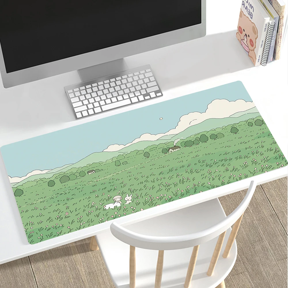 Mouse Pad Gamer Large Computer Gaming Accessories MousePads Deskmats Carpet Anti-slip Laptop Xxl Mouse Mat Cute Green Plant
Mouse Pad Gamer Large Computer Gaming Accessories MousePads Deskmats Carpet Anti-slip Laptop Xxl Mouse Mat Cute Green Plant