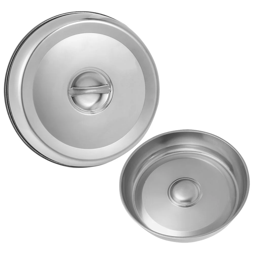 2 Pcs Grill Cover Metal Plate Kitchen Supply Stainless Steel Food Dish Protector Oilproof Protective Western Grills
2 Pcs Grill Cover Metal Plate Kitchen Supply Stainless Steel Food Dish Protector Oilproof Protective Western Grills