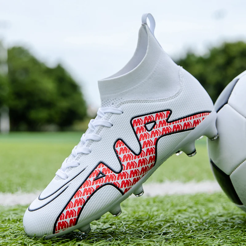 New Fashion Men Soccer Shoes Adult Kids TF/FG High Ankle Football Boots Cleats Grass Outdoor Long Spikes Football Shoes Men 2022
New Fashion Men Soccer Shoes Adult Kids TF/FG High Ankle Football Boots Cleats Grass Outdoor Long Spikes Football Shoes Men 2022