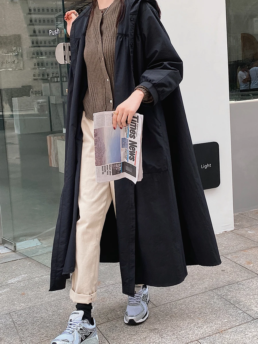 Шикарная повседневная цветная женская ветровка Dr с капюшоном, осенняя простая свободная длинная ветровка больших размеров, куртка на одной пуговице
Шикарная повседневная цветная женская ветровка Dr с капюшоном, осенняя простая свободная длинная ветровка больших размеров, куртка на одной пуговице