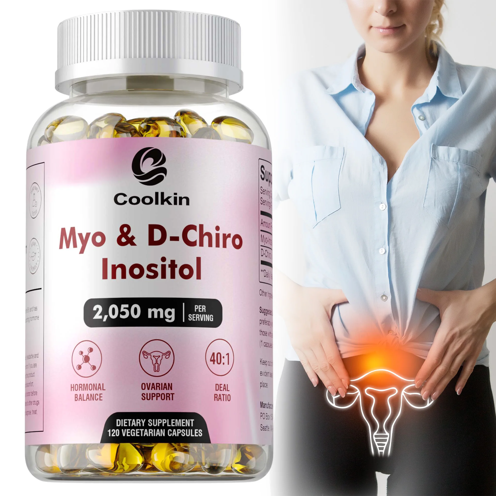 Капсулы Myo & D-Chiro Inositol - поддерживают здоровую функцию яичников, гормональный баланс, регулируют менструальный цикл, повышают иммунитет.
Капсулы Myo & D-Chiro Inositol - поддерживают здоровую функцию яичников, гормональный баланс, регулируют менструальный цикл, повышают иммунитет.