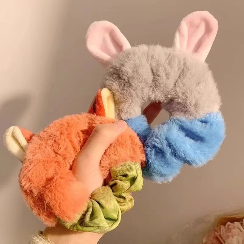 Cute Animal Paradise Fox Rabbit Ears Fluffy Hair Tie Plush Large Scrunchie Hair Accessory for Women Made of Acetate Material
Cute Animal Paradise Fox Rabbit Ears Fluffy Hair Tie Plush Large Scrunchie Hair Accessory for Women Made of Acetate Material