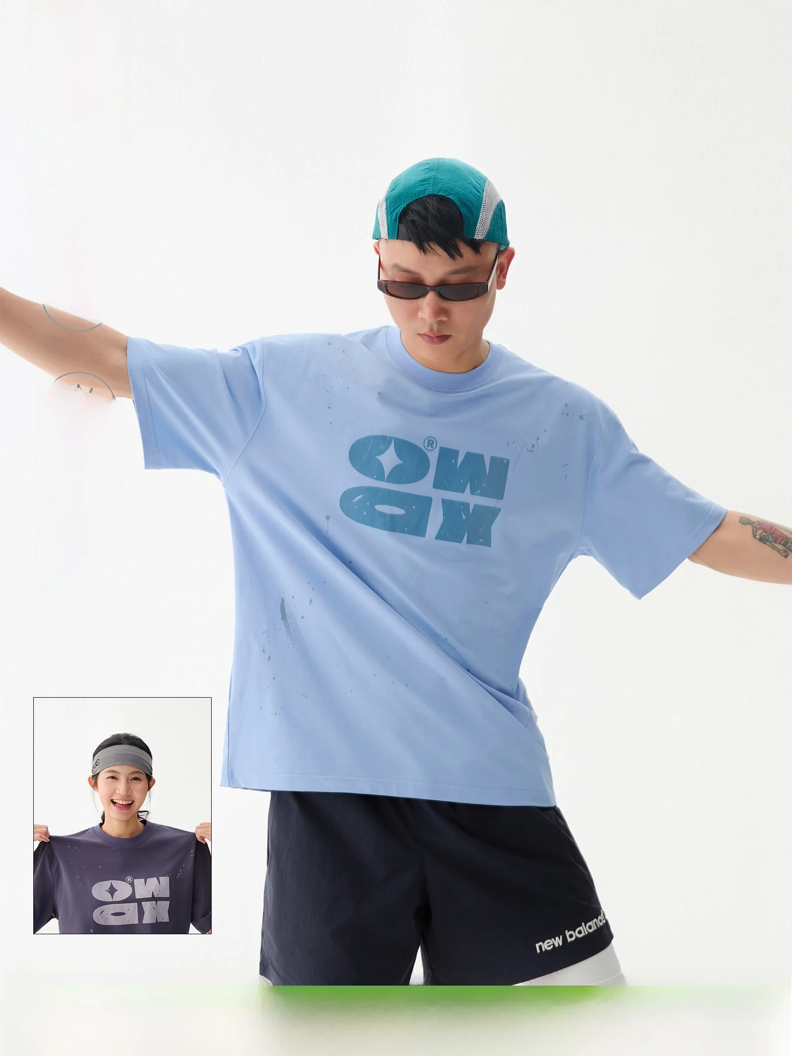 OwOX Cool Feeling Classic Logo Water Stain Print Loose Casual Lightweight Summer Short Sleeve T-Shirt for Couples round Neck ...
OwOX Cool Feeling Classic Logo Water Stain Print Loose Casual Lightweight Summer Short Sleeve T-Shirt for Couples round Neck ...