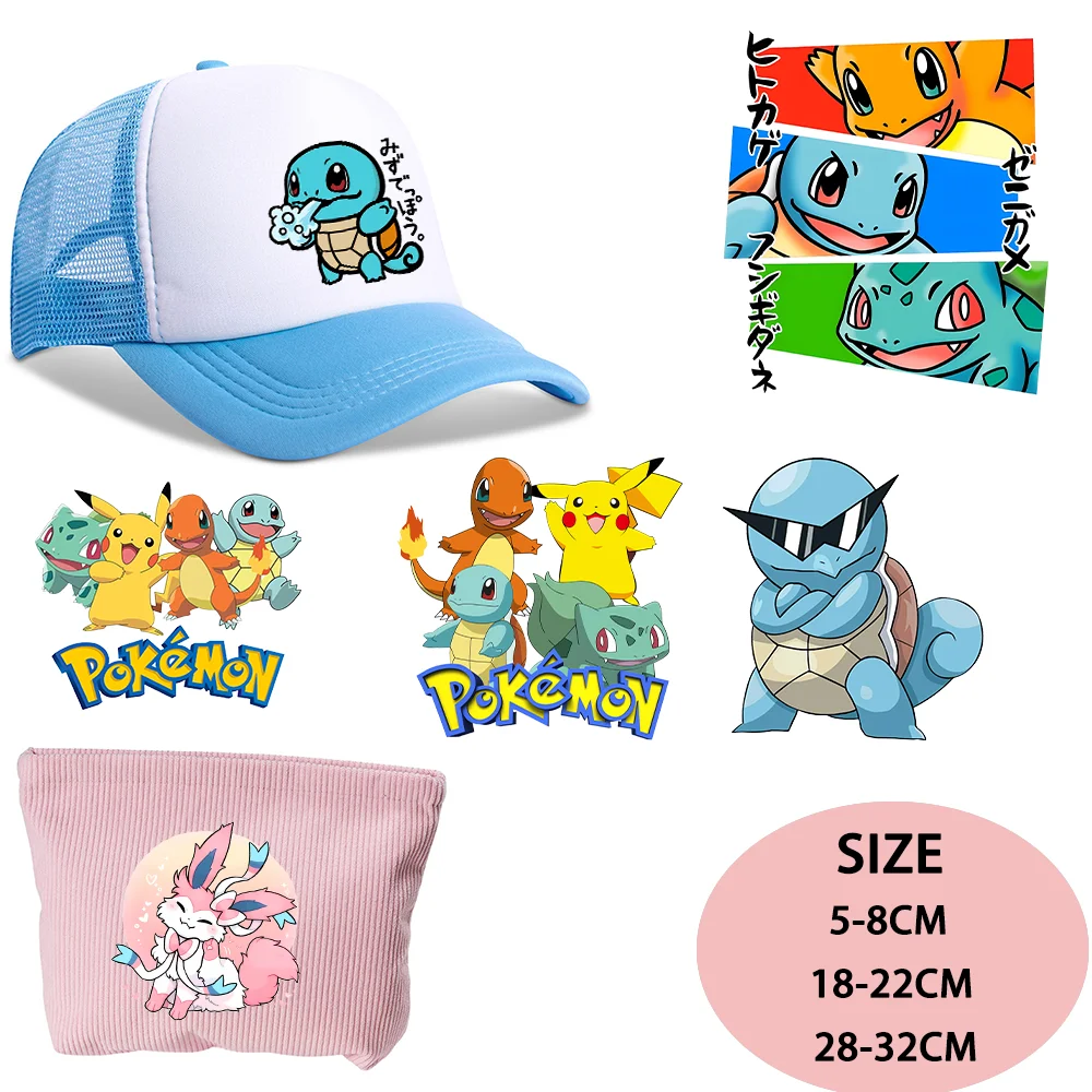Pokemoned Iron on Patches Washable Heat Thermal Transfer Stickers Anime Cartoon Pattern Women Men DIY Clothes Hats Party Gift
Pokemoned Iron on Patches Washable Heat Thermal Transfer Stickers Anime Cartoon Pattern Women Men DIY Clothes Hats Party Gift