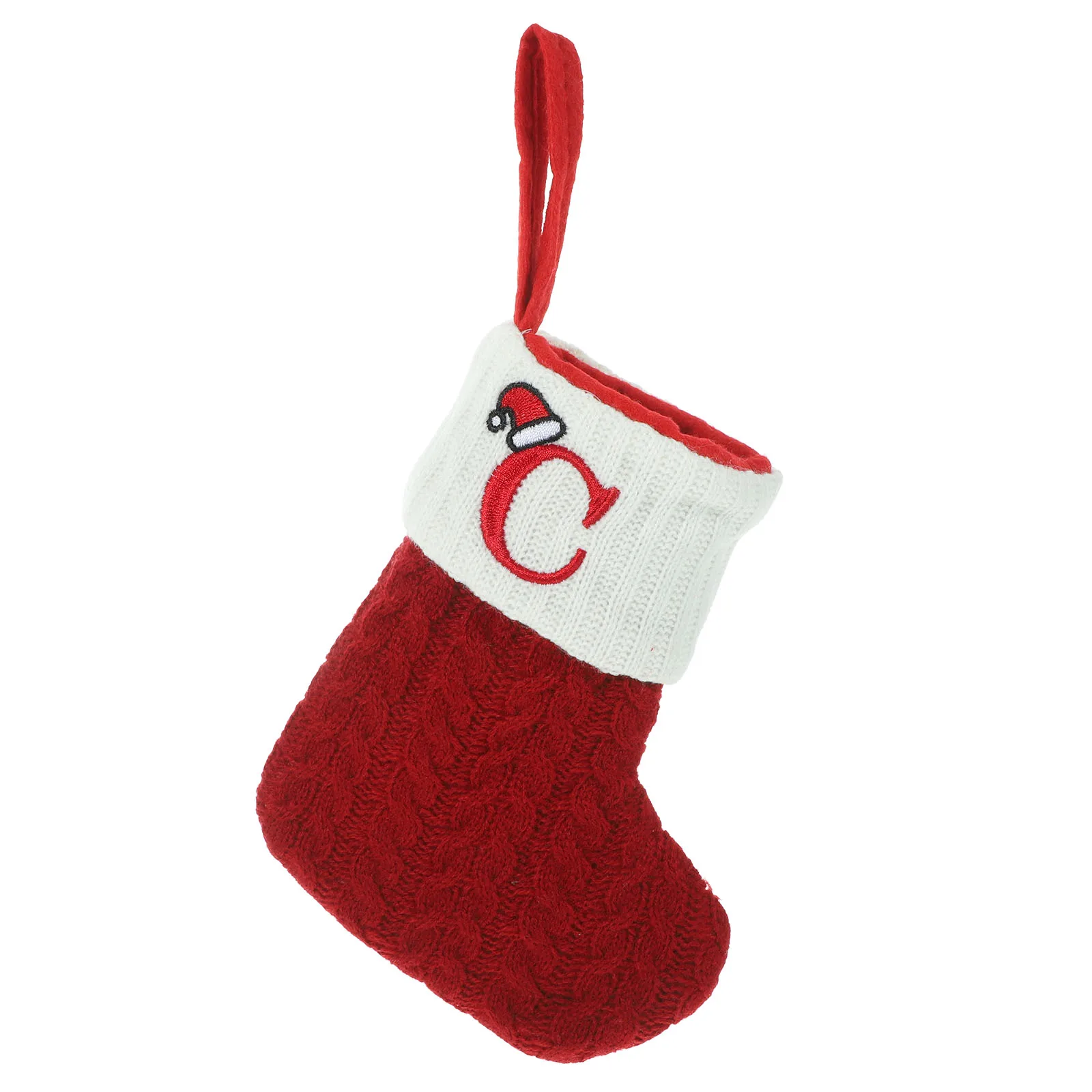 Decorate Christmas Stocking Pendant Cloth Ornaments Small Knitted Fabric Decorative
Decorate Christmas Stocking Pendant Cloth Ornaments Small Knitted Fabric Decorative