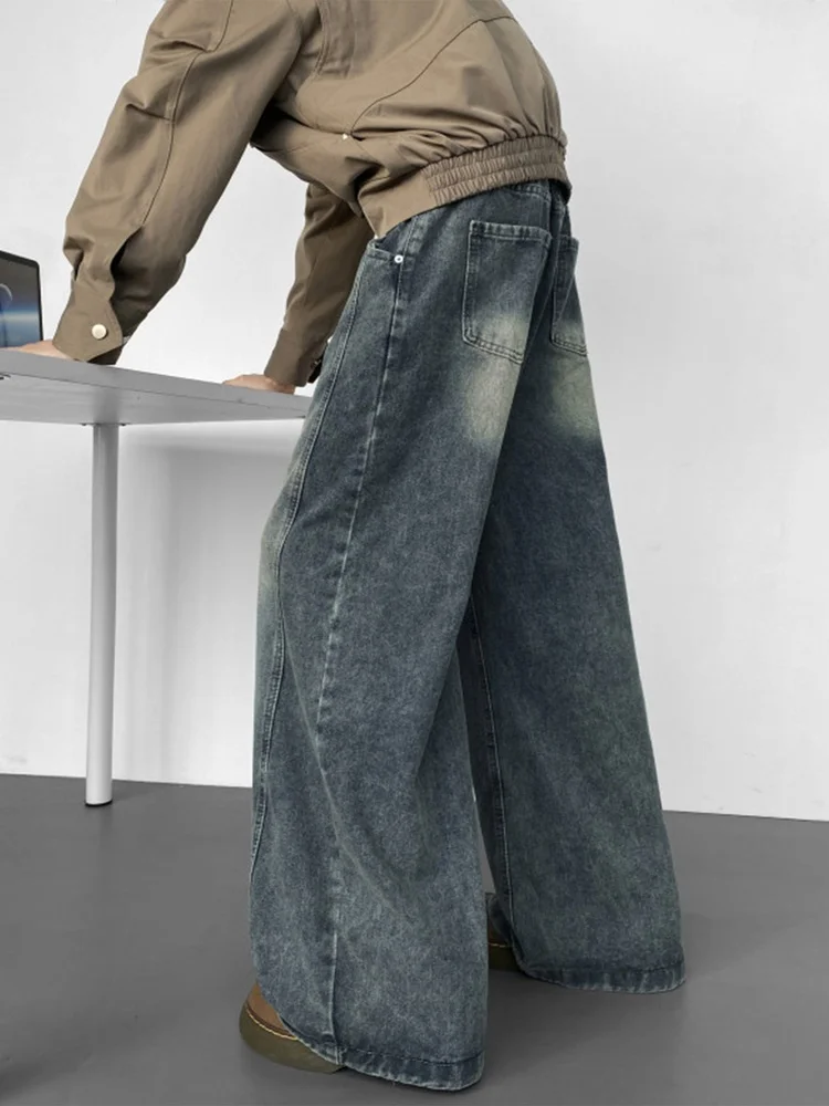 Мужские джинсы American Sle Cleanfit с широкими штанинами, зимние, модные, в стиле High Street, свободные, ретро, с эффектом потертости, прямые брюки
Мужские джинсы American Sle Cleanfit с широкими штанинами, зимние, модные, в стиле High Street, свободные, ретро, с эффектом потертости, прямые брюки