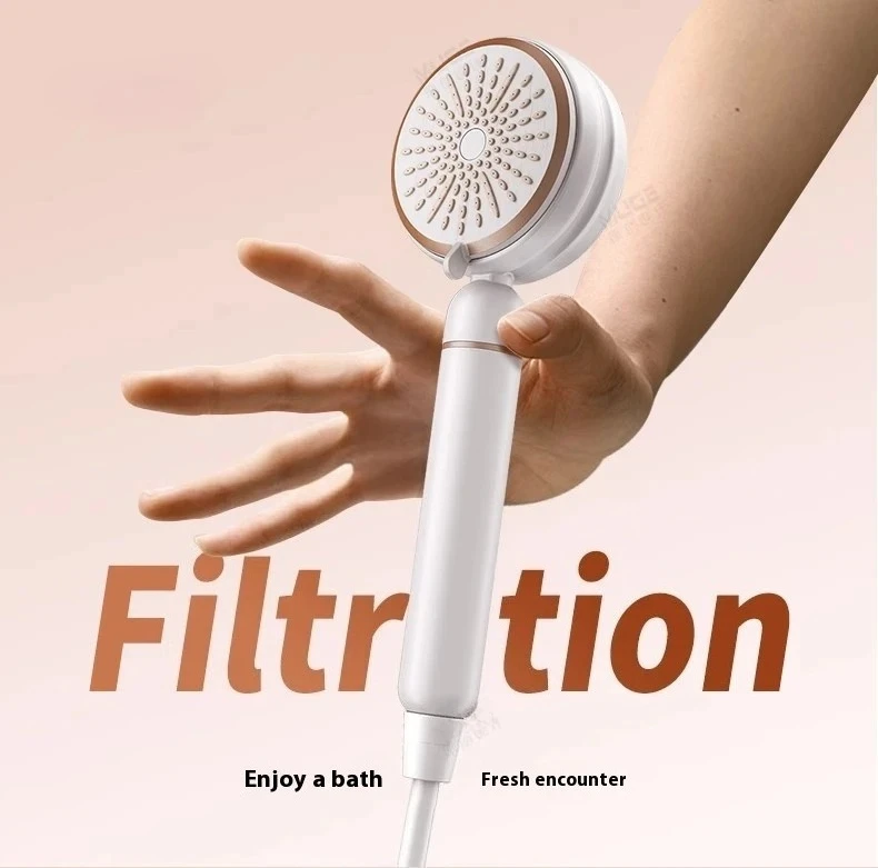 Travel Portable Filter Showerhead Bathroom Pressurized Showerhead Chlorine Removal Antibacterial Skin Beautifying Showerhead
Travel Portable Filter Showerhead Bathroom Pressurized Showerhead Chlorine Removal Antibacterial Skin Beautifying Showerhead