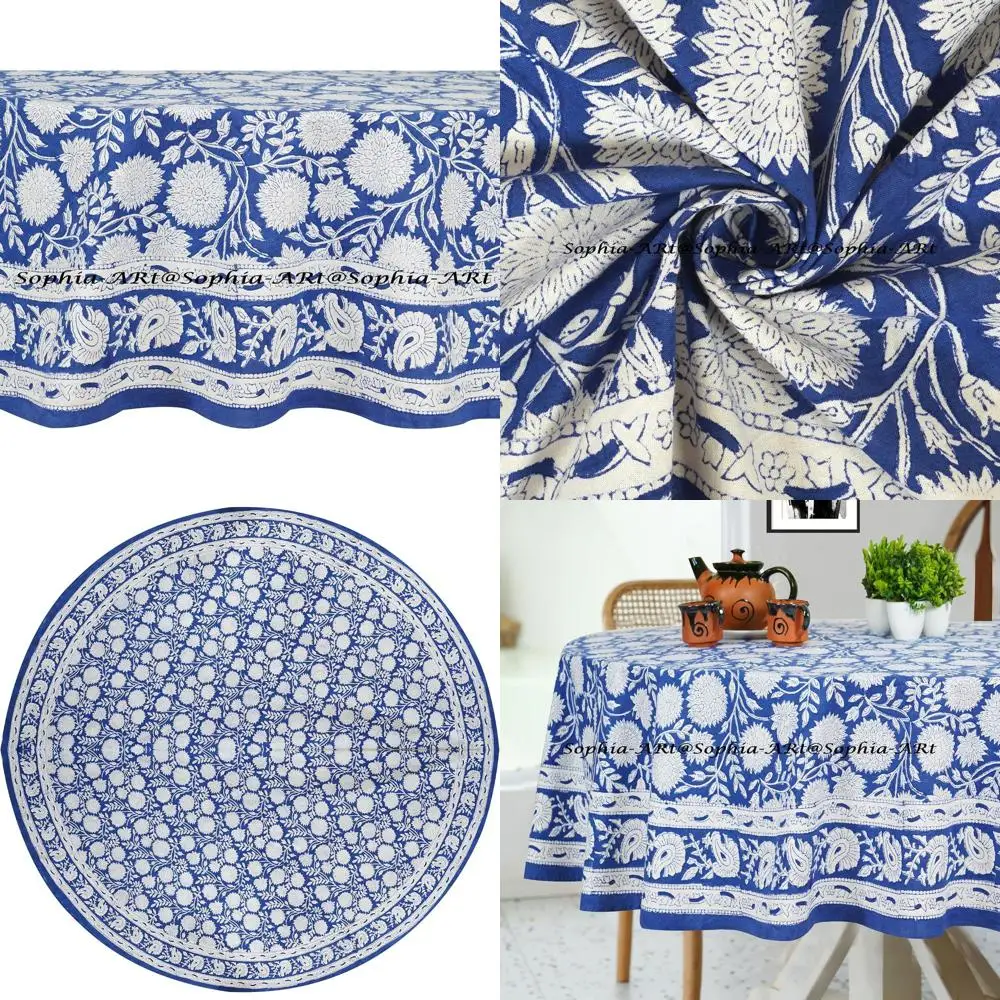 Скатерть для улицы из 60% хлопка с блочной печатью, на 4 персоны, моющаяся, для кемпинга, отдыха, кухни (цветочный узор)
Скатерть для улицы из 60% хлопка с блочной печатью, на 4 персоны, моющаяся, для кемпинга, отдыха, кухни (цветочный узор)