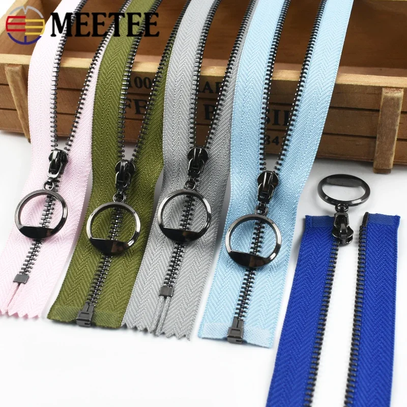3/5Pcs 15-70cm 3# O Ring Metal Zippers for Clothes Bag Open/Close End Zipper Closure Jacket Zips Repair Kits Sewing Accessories
3/5Pcs 15-70cm 3# O Ring Metal Zippers for Clothes Bag Open/Close End Zipper Closure Jacket Zips Repair Kits Sewing Accessories