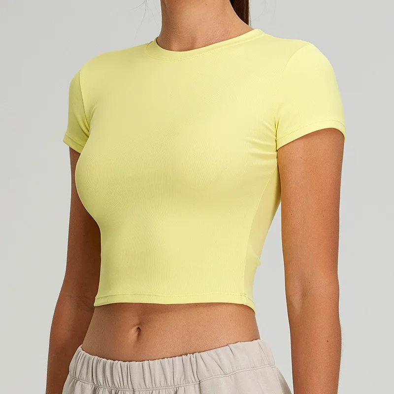 Casual Versatile Tight Quick Dry Fitness Tops Women Slim Short Running Yoga Clothing Short Sleeve Gym Breathable Sports T-shirt
Casual Versatile Tight Quick Dry Fitness Tops Women Slim Short Running Yoga Clothing Short Sleeve Gym Breathable Sports T-shirt