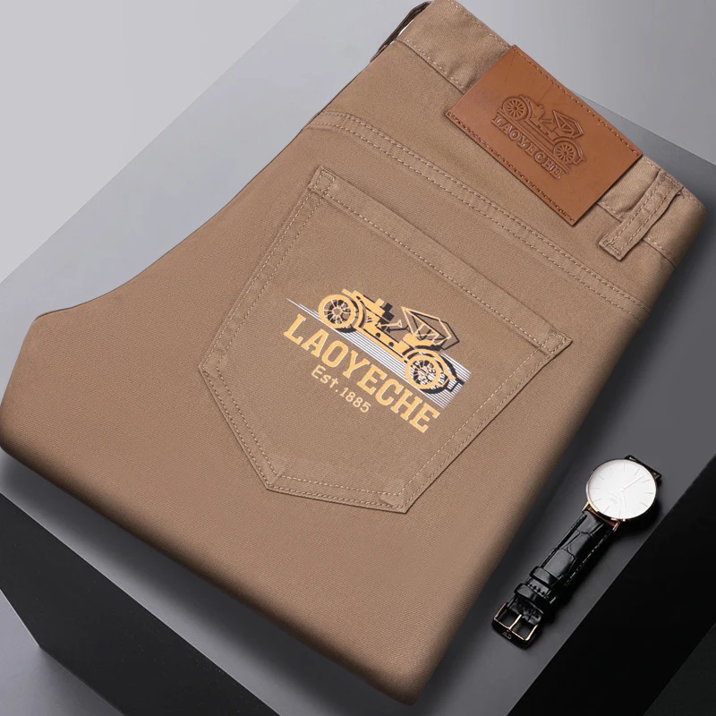 2024 new men's khaki white cotton stretch Slim smart jeans casual straight business fashion beige brand pants men's pants
2024 new men's khaki white cotton stretch Slim smart jeans casual straight business fashion beige brand pants men's pants