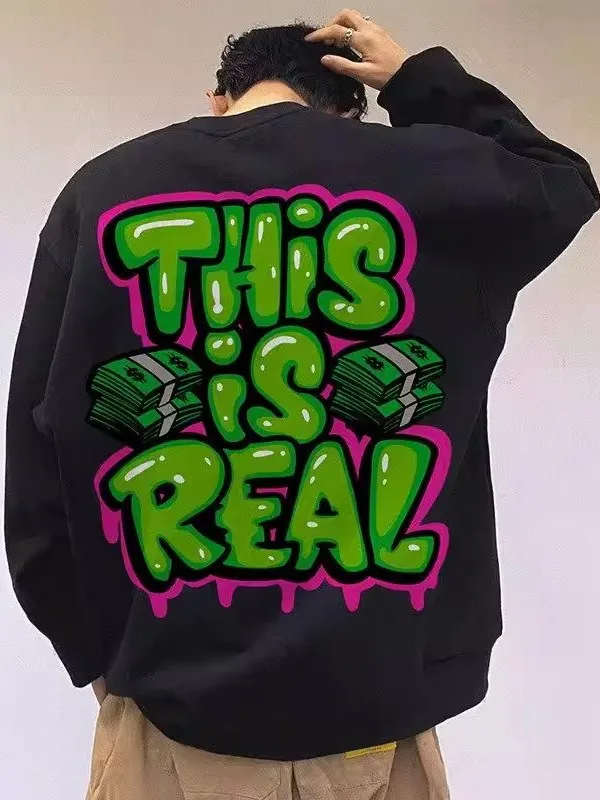 Мужская толстовка оверсайз с круглым вырезом и длинными рукавами, свободного кроя, в уличном стиле, осенне-зимняя, в стиле хип-хоп
Мужская толстовка оверсайз с круглым вырезом и длинными рукавами, свободного кроя, в уличном стиле, осенне-зимняя, в стиле хип-хоп