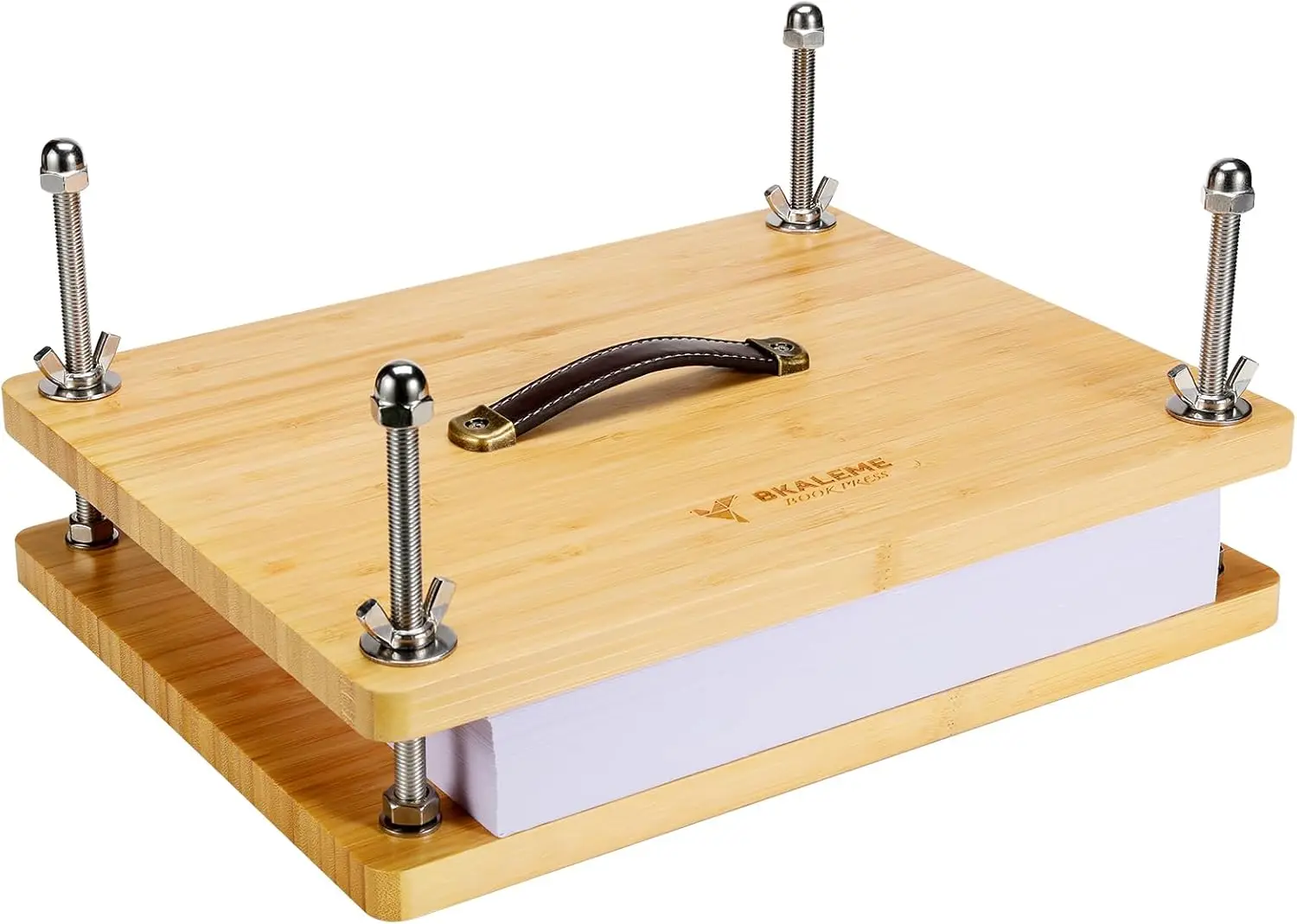 Large Wood Book Press 14.7x11.4, Portable Grip & Anti-Slip Mat, Handmade Binding Tool for Crafters
Large Wood Book Press 14.7x11.4, Portable Grip & Anti-Slip Mat, Handmade Binding Tool for Crafters