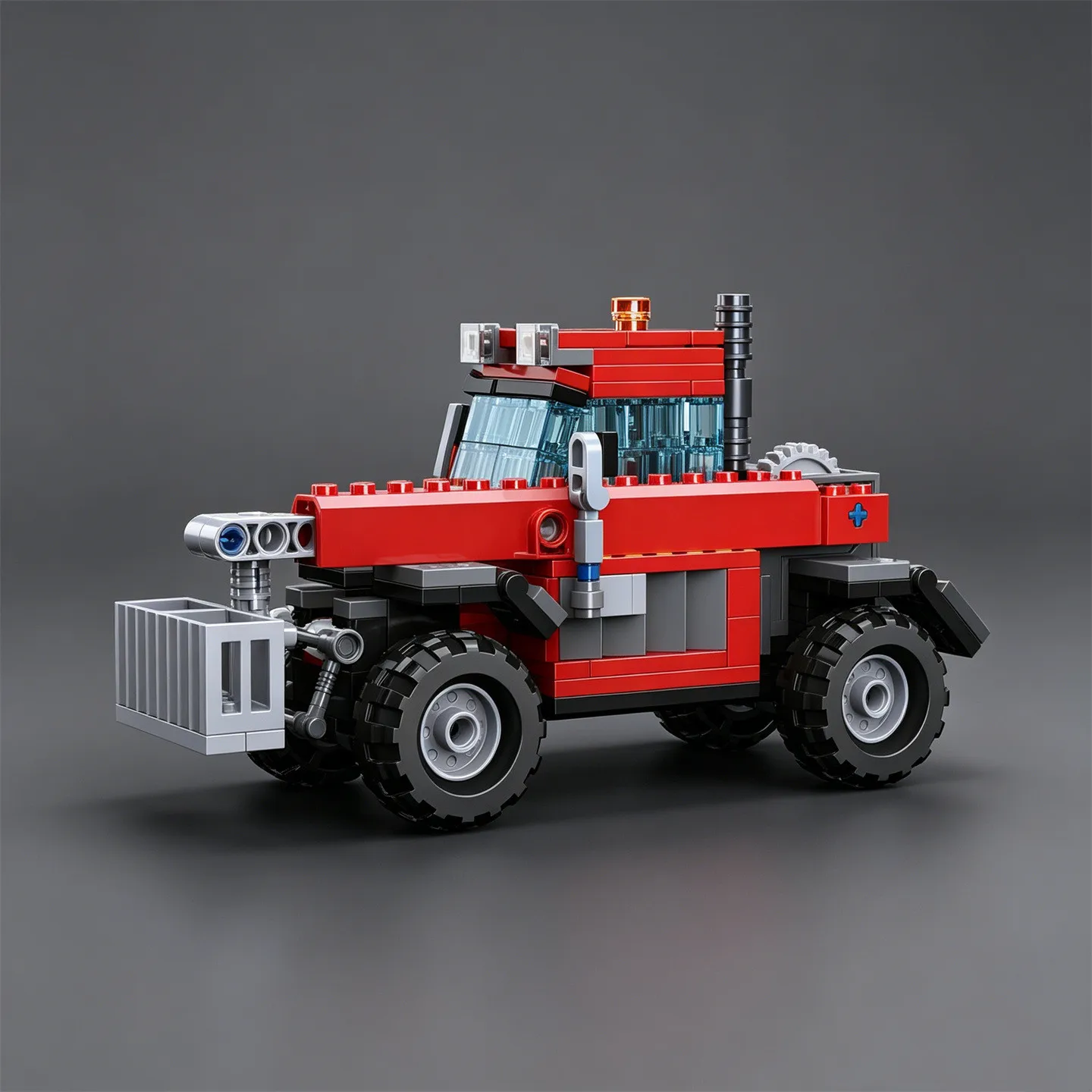 MOC City Series Telescopic Boom Forklift Fire Rescue Vehicle Building Blocks Firefighter Multi-Purpose Vehicle Model Toy
MOC City Series Telescopic Boom Forklift Fire Rescue Vehicle Building Blocks Firefighter Multi-Purpose Vehicle Model Toy