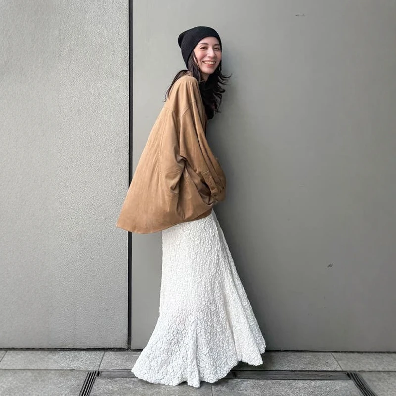 Женская повседневная юбка Torowee с высокой талией, мягкая, кружевная, H-образная, приталенная, с драпировкой, из полиэфирного волокна, осень 2025
Женская повседневная юбка Torowee с высокой талией, мягкая, кружевная, H-образная, приталенная, с драпировкой, из полиэфирного волокна, осень 2025