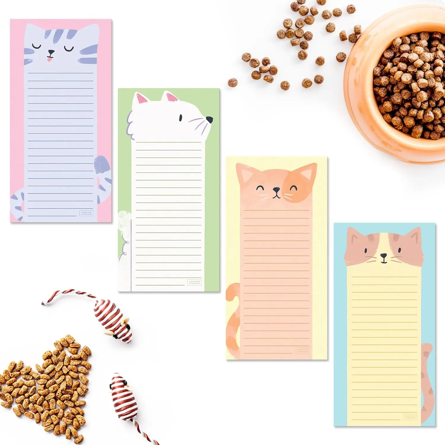 Magnetic Notepads for Refrigerator 4 Pack, Sticky Notes for Fridge Sets, Memo Sheets 3.5x7 inch 45 Pages
Magnetic Notepads for Refrigerator 4 Pack, Sticky Notes for Fridge Sets, Memo Sheets 3.5x7 inch 45 Pages