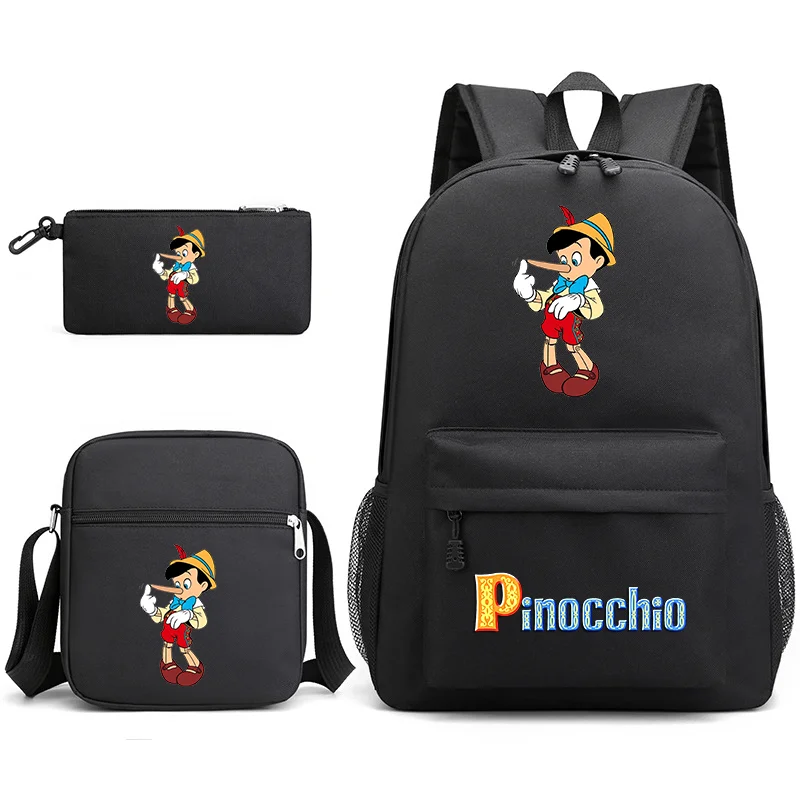 3pcs Disney Cartoon Pinocchio Bookbag Kids Backpack Boys Girls School bags Daily Backpacks Mochilas Shoulder Bag Sets
3pcs Disney Cartoon Pinocchio Bookbag Kids Backpack Boys Girls School bags Daily Backpacks Mochilas Shoulder Bag Sets