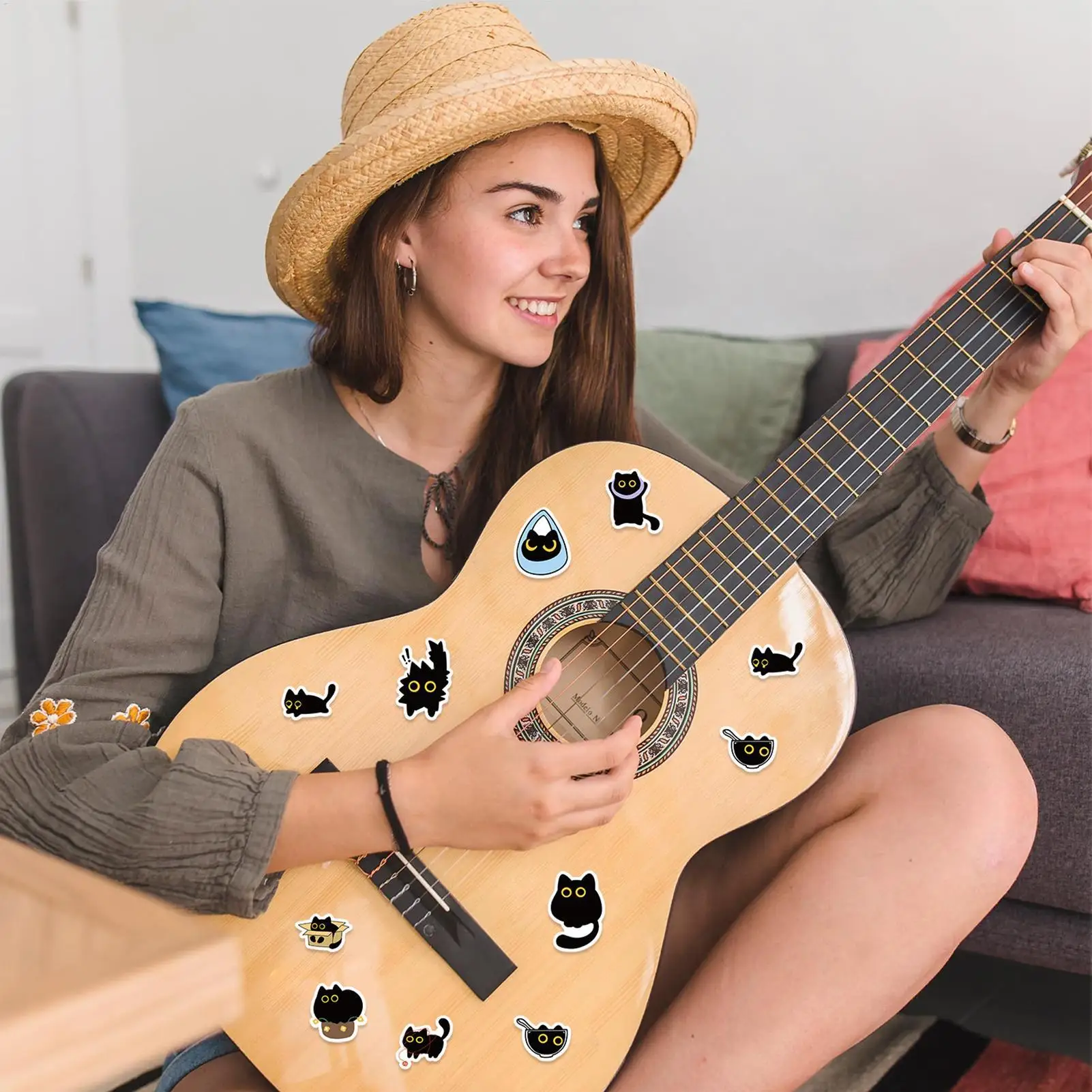 Рулон наклеек с изображением кота, милые мультяшные черные наклейки с котенком для скрапбукинга, 500 листов/рулон, эстетические наклейки с котом для журнала скрапбукинга
Рулон наклеек с изображением кота, милые мультяшные черные наклейки с котенком для скрапбукинга, 500 листов/рулон, эстетические наклейки с котом для журнала скрапбукинга