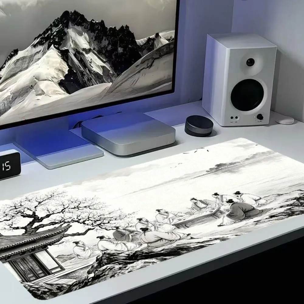 Large traditional scholar's desk mat and mouse pad - Anti-slip ink painting design alfombrillas para escritorio tapis de souris
Large traditional scholar's desk mat and mouse pad - Anti-slip ink painting design alfombrillas para escritorio tapis de souris