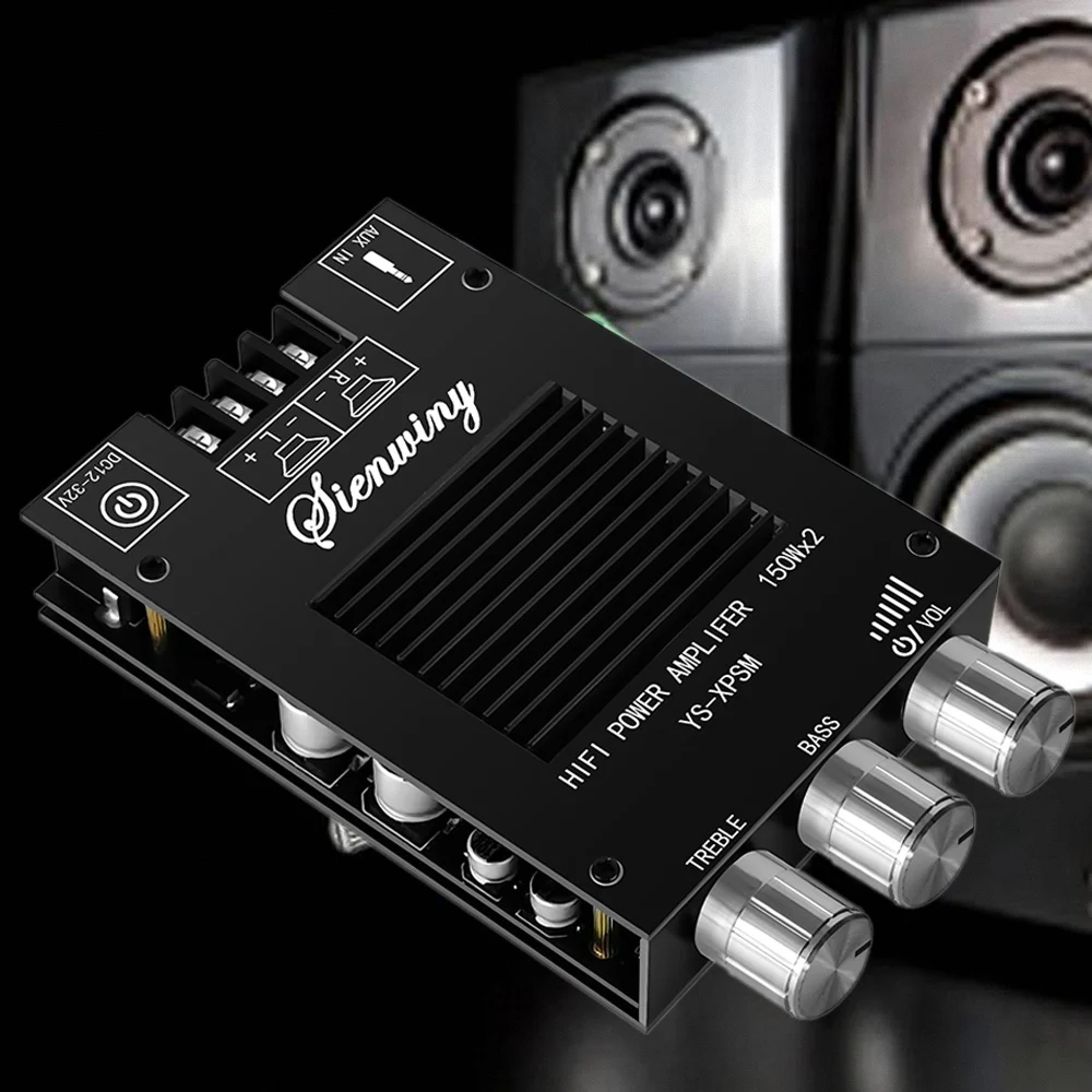 YS-XPSM 2,0-канальная плата усилителя Bluetooth с радиатором TDA7498E 150Wx2, аудиомодуль регулировки высокого и низкого тока, ГОРЯЧИЙ
YS-XPSM 2,0-канальная плата усилителя Bluetooth с радиатором TDA7498E 150Wx2, аудиомодуль регулировки высокого и низкого тока, ГОРЯЧИЙ