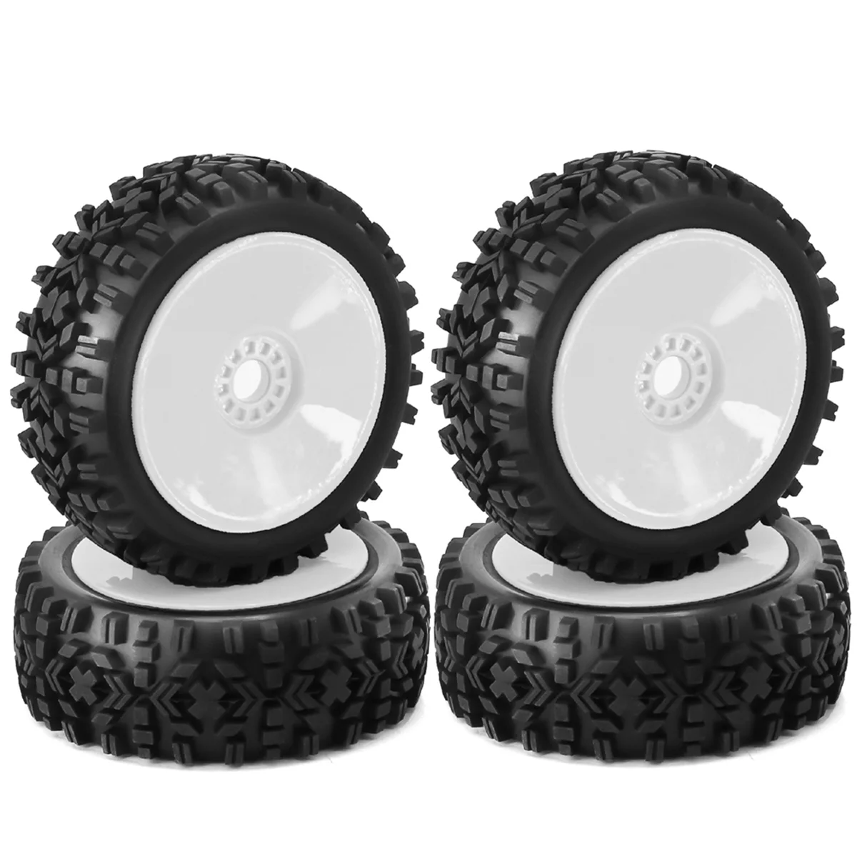 ATP6 4PCS 1/8 RC Wheel Tire Rubber 120MM 112MM Tire 17mm Hub Hex for 1/8 RC Car on Road Off-Road, White
ATP6 4PCS 1/8 RC Wheel Tire Rubber 120MM 112MM Tire 17mm Hub Hex for 1/8 RC Car on Road Off-Road, White