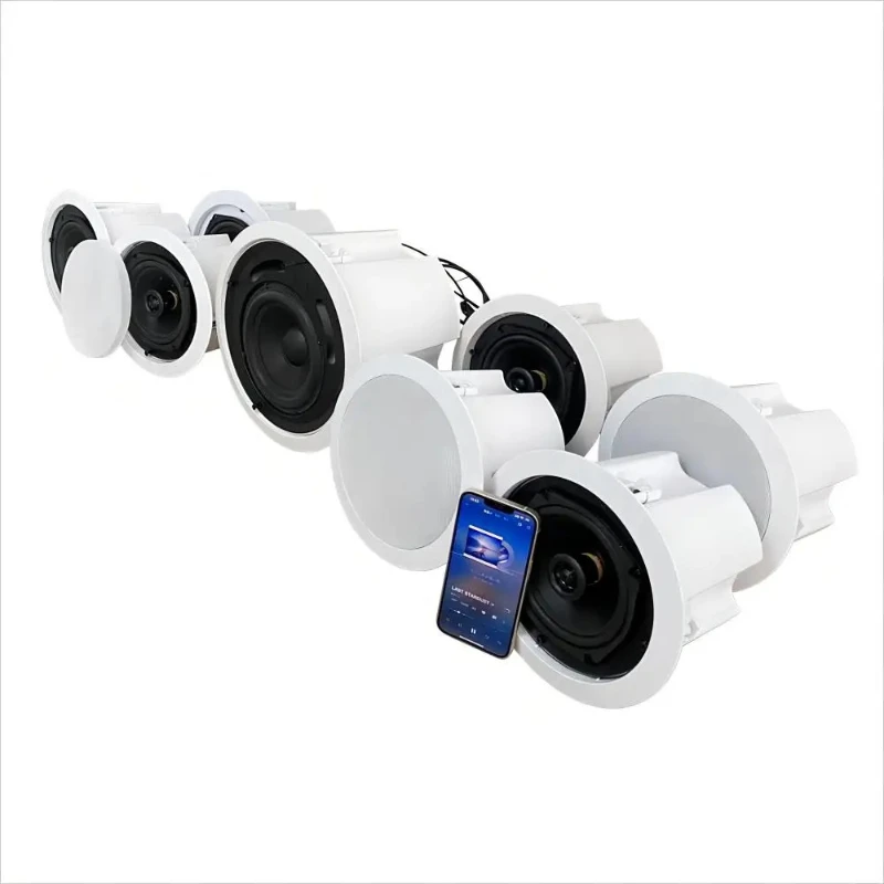 Home theater system Bedroom Living room Kitchen Bathroom Home theater system Multi-room speakers
Home theater system Bedroom Living room Kitchen Bathroom Home theater system Multi-room speakers