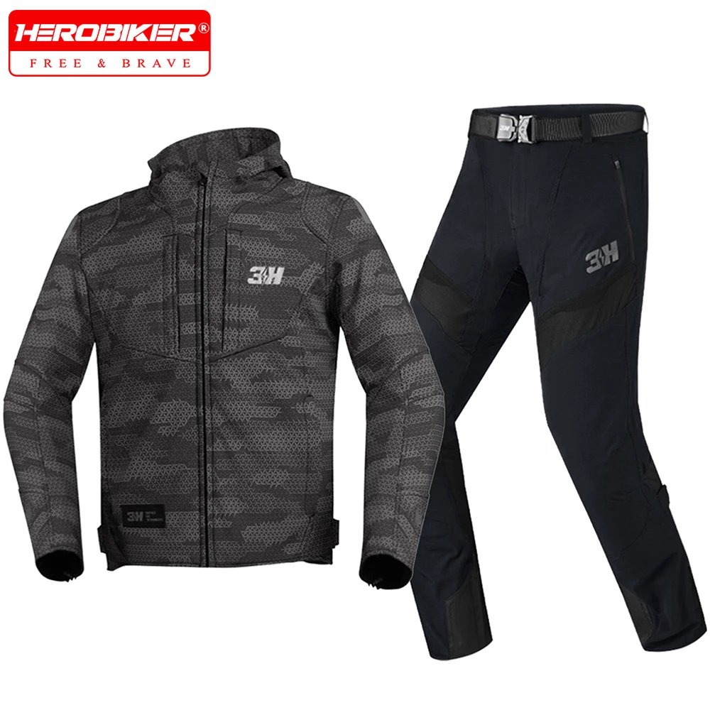 Motorcycle Jacket Men Moto Cycling Suit Jacket & Pants Set Waterproof Keep Warm Liner Motocross Jacket Body Protector Coat
Motorcycle Jacket Men Moto Cycling Suit Jacket & Pants Set Waterproof Keep Warm Liner Motocross Jacket Body Protector Coat