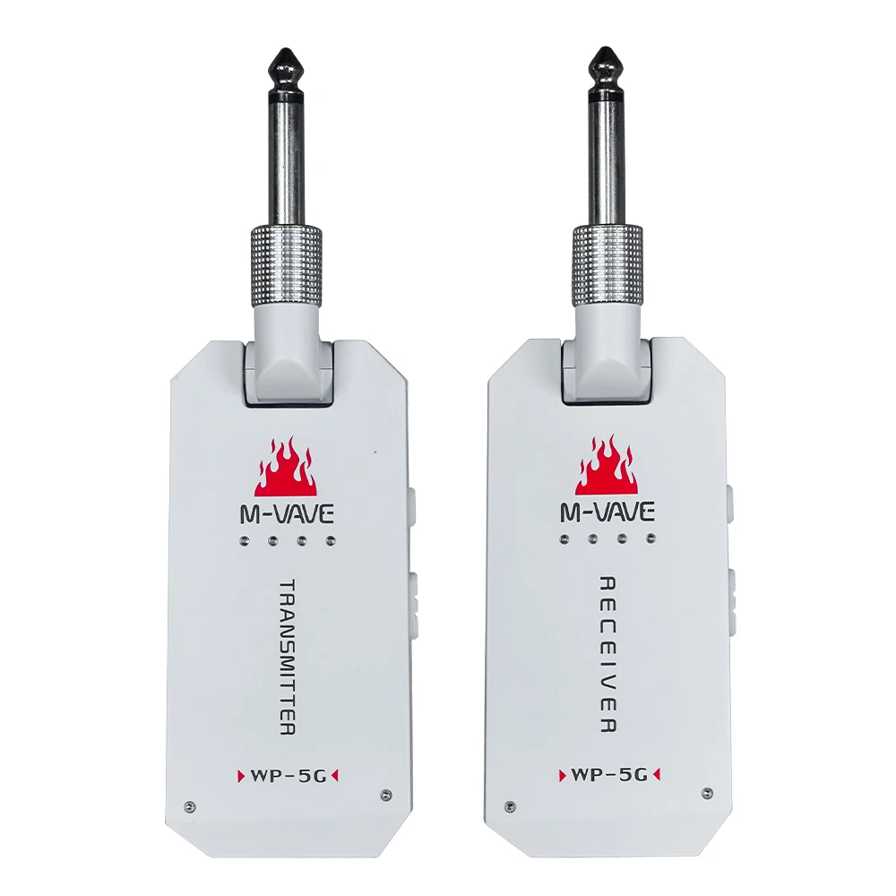 M-VAVE 5.8G Wireless Guitar System WP-5G Rechargeable Wireless Audio Transmitter Receiver for Guitar Amplifier Accessory
M-VAVE 5.8G Wireless Guitar System WP-5G Rechargeable Wireless Audio Transmitter Receiver for Guitar Amplifier Accessory